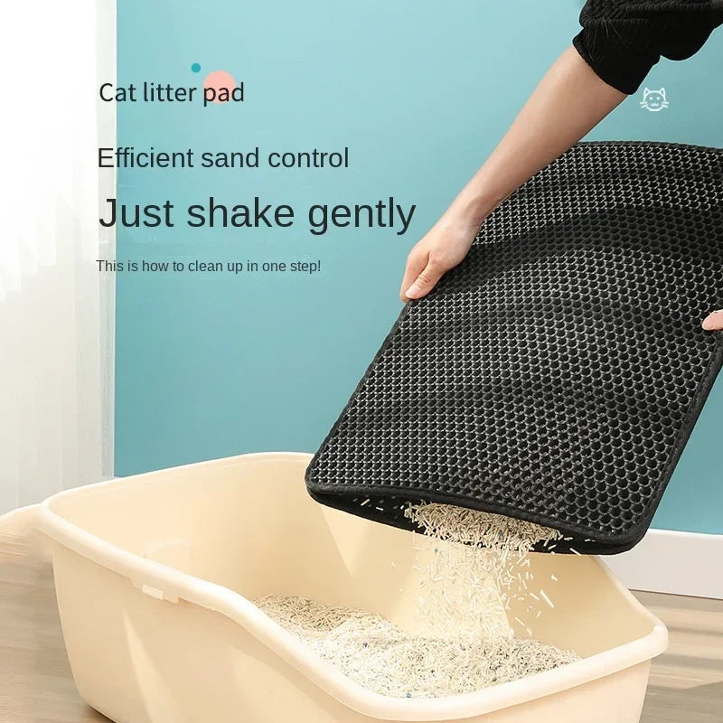 Waterproof, non-slip cat litter mat: easy to clean and mess-free! - My Store