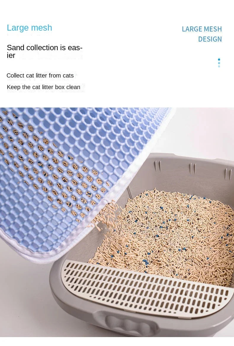 Waterproof, non-slip cat litter mat: easy to clean and mess-free! - My Store