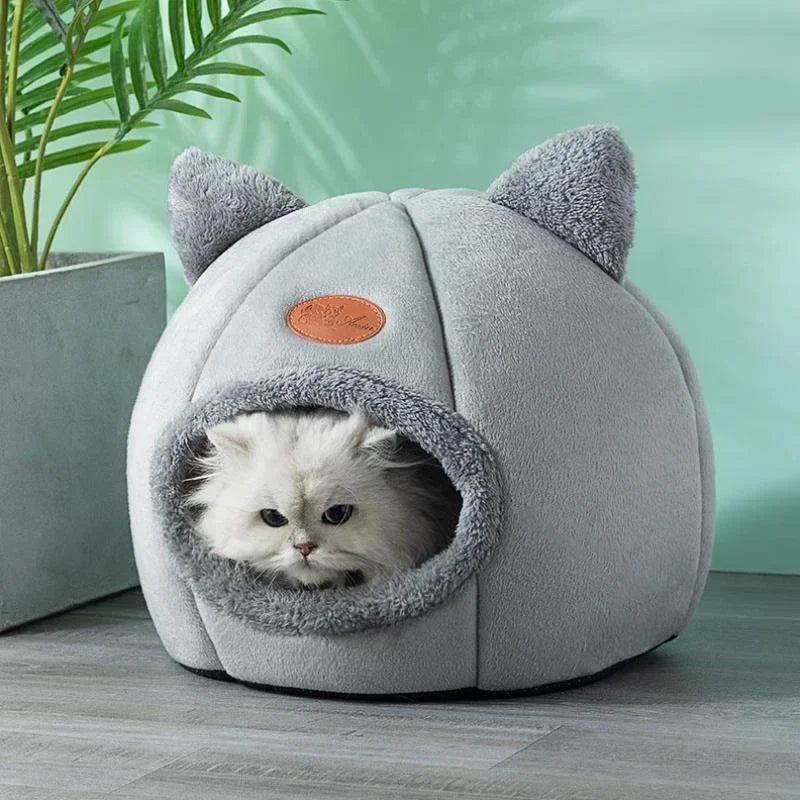 New Deep Sleep Comfort In Winter Cat Bed Iittle Mat Basket Small Dog House Products Pets Tent Cozy Cave Nest Indoor Cama Gato - My Store