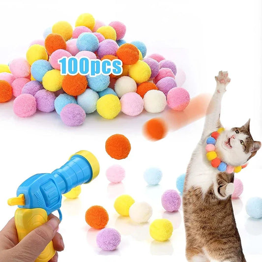 Cat Mini shooting gun game with plush balls for fun and training! - My Store