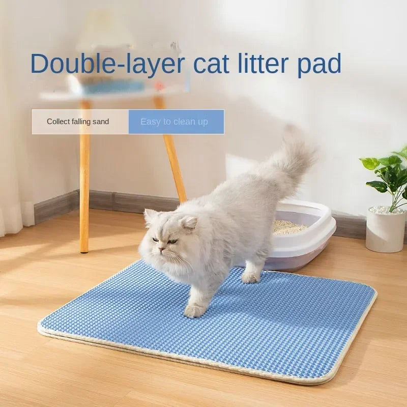 Waterproof, non-slip cat litter mat: easy to clean and mess-free! - My Store