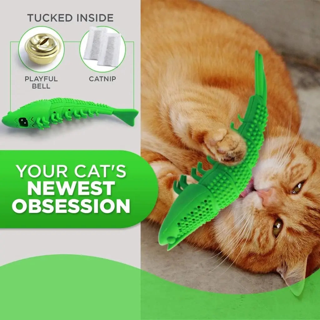 Make dental care fun with Cat Toothbrush Toy - My Store