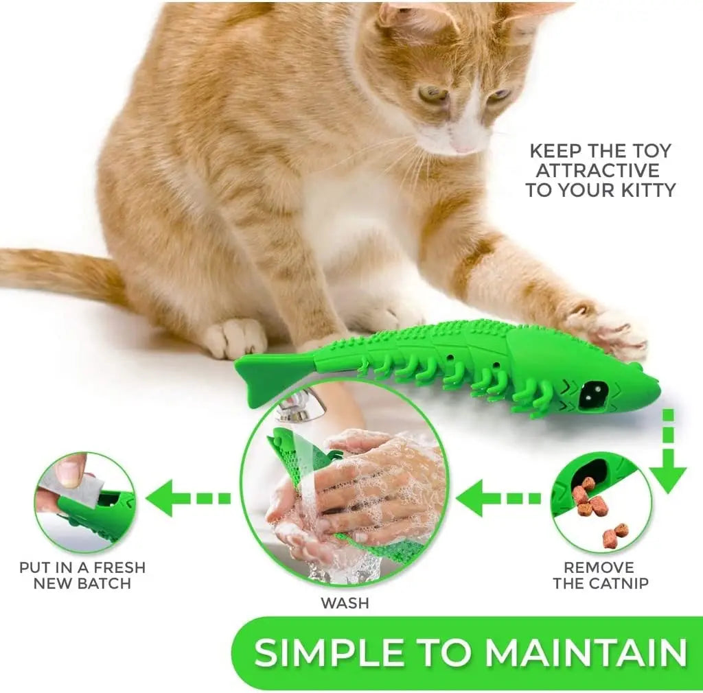 Make dental care fun with Cat Toothbrush Toy - My Store