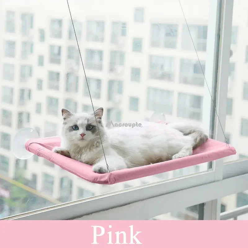 Hanging Cat Bed Pet Cat Hammock Aerial Cats Bed House Kitten Climbing Frame Sunny Window Seat Nest Bearing 20kg Pet Accessories - My Store